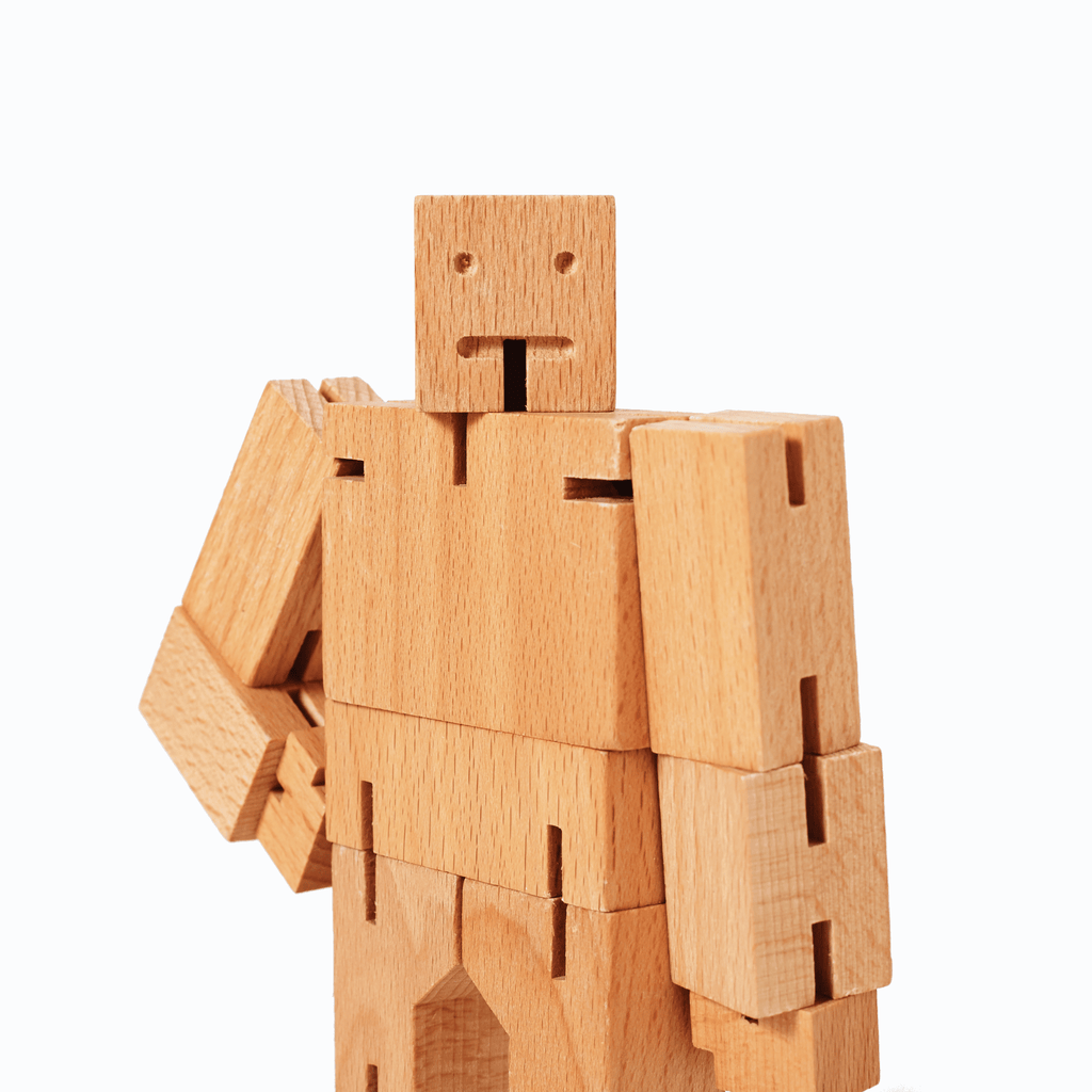 Cubebot: Wooden Robot Puzzle - Greatwood Toys